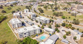 Drone View at The Landings at Brooks City-Base, San Antonio, TX, 78235