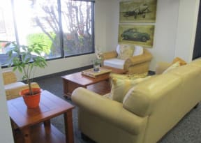 Casa Pacifica Senior Apartment Homes Lifestyle - Indoor Lounge Area 2nd Floor