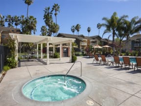 Glimmering Pool, at Sumida Gardens Apartments, Santa Barbara