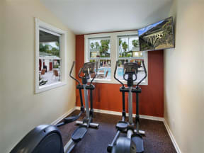 Fitness Center With Modern Equipment, at Sumida Gardens Apartments, Santa Barbara, CA