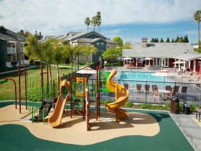 Playground for children's, at Sumida Gardens Apartments, Santa Barbara
