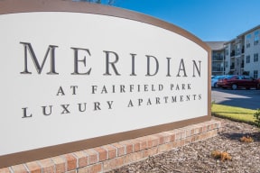 Welcome Sign at Meridian at Fairfield Park, North Carolina, 28412