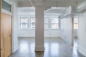 Large Living Space With Windows at 1525 Broadway, Michigan