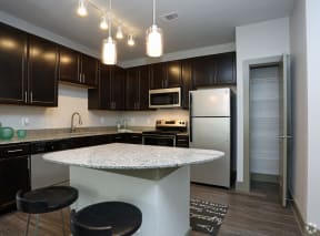 apartments with wood style flooring near lake conroe