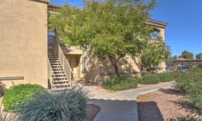 Well Landscaped Grounds at The Colony Apartments, 351 N Peart Rd, Casa Grande, AZ
