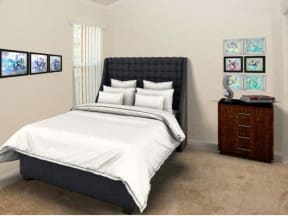 bedroom l Eclipse 96 Apartments in Fair Oaks CA