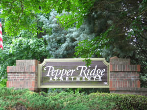 Sign at Pepper Ridge Apartments in Rock Hill SC