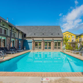 Apartments in Happy Valley, CA - Sparkling Swimming Pool Surrounded By Lounge Seating