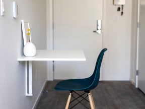 Desk and chair 