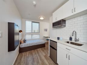 Kitchen and living area 