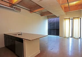 Unfurnished Living Area at 1221 Broadway Lofts, Texas