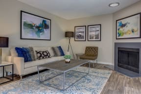 Living Room l Align Apartments in Federal Way WA 