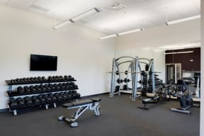 Fully Equipped Fitness Center at The Shoreham, St. Louis Park, Minnesota