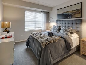 Gorgeous Bedroom at The MilTon Luxury Apartments, Vernon Hills