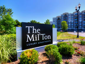 Designer Signage at The MilTon Luxury Apartments, Vernon Hills, Illinois