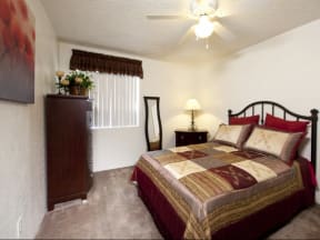 Bedroom at Casa Bella Apartments in Tucson, AZ