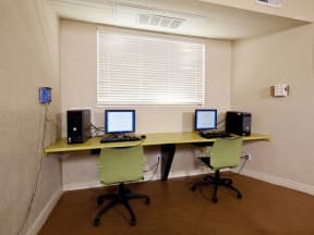 Computer Center at Casa Bella Apartments in Tucson, AZ