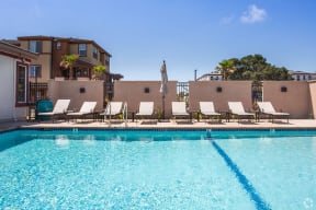 Poolside Lounge Chairs | The Village at Vintage in American Canyon, CA 94503