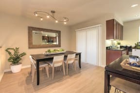 Two bedroom dining room l  Apartments in Roseville, CA - Adora
