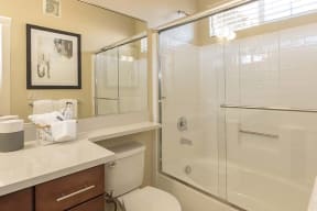 Bathroom  l  Apartments in Roseville, CA - Adora