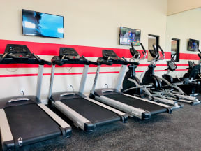 treadmill and elliptical equipment at apartments in round rock texas