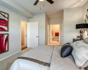 master bedroom for apartment unit in round rock texas