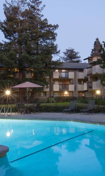 Sparkling Swimming Pool at Carrington Apartments, Fremont, California