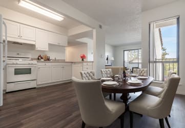 Kitchen And Dining Area at Costa Mesa Family Village, California