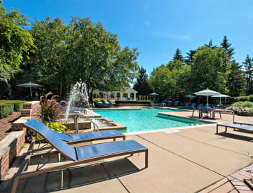 Swimming Pool at The Heights Apartments