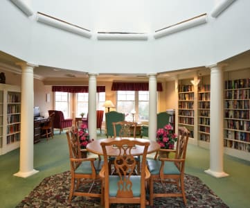 meetinghouse at riverfront senior independent living library