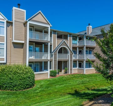 Building Exteriors at Sabal Point Apartments in Pineville, NC