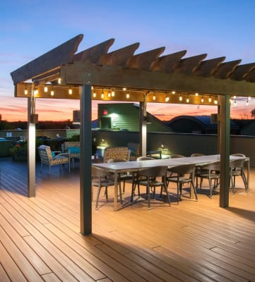 Rooftop Lounge at Overlook on the Creek, Minnesota, 55305