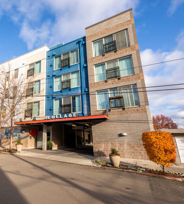 Mid-rise building located