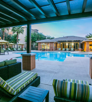 Waterford Pool and Outdoor Lounge Area