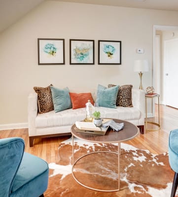 Rendering of living area