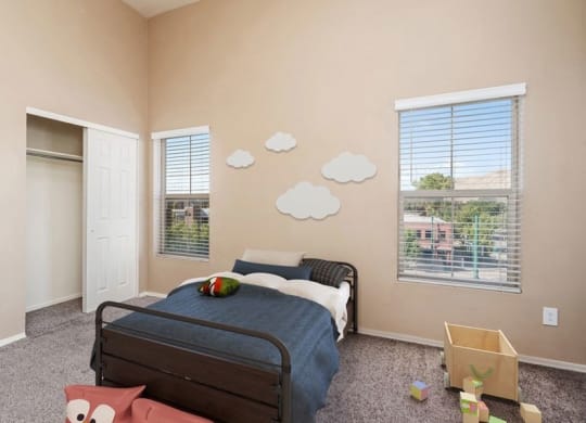 Citifront Apartment large bedroom and closet