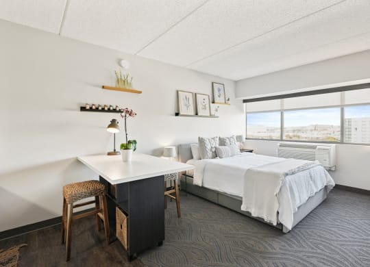 Bedroom at Aire MSP Apartments, Minnesota