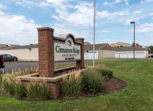 Property Signage at Cinnamon Ridge Apartments, Eagan, Minnesota