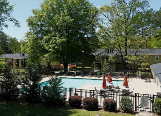 Pool at North Oaks Landing Apartments Raleigh NCl