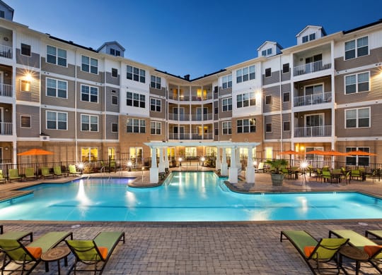 pool at Solace Apartments in Virginia Beach