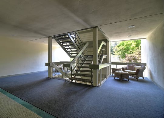 Stairs inside at Wellesley Crescent, Redwood City, CA