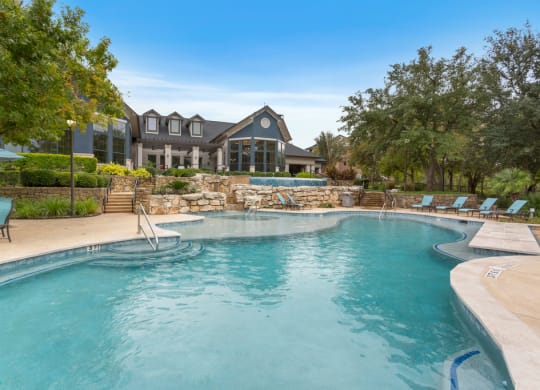 Enjoy this stunning resort style pool!