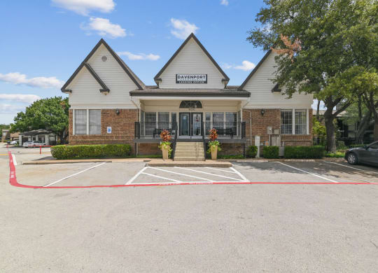 Leasing Office Exterior at Davenport Apartments in Dallas, TX