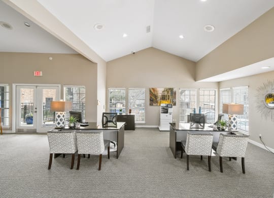 Leasing Office Interior at Davenport Apartments in Dallas, TX
