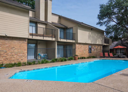 Swimming Pool at Preston Villas Apartment Homes, Dallas, Texas, TX