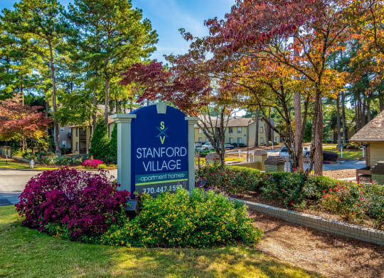 Property Signage at Stanford Village in Norcross, GA