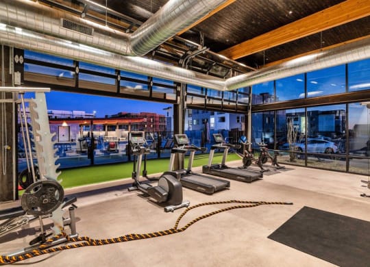 State Of The Art Fitness Center at The Premiere at Eastmark Apartments, Mesa