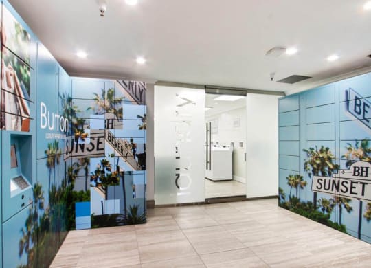 Mail locker at Burton, Los Angeles, CA, 90048