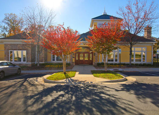 Broadlands Clubhouse Entrance at Broadlands, Ashburn, Virginia