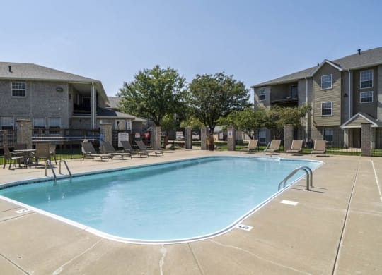 Outdoor pool at Eagle Run Apartments in northwest Omaha 68164